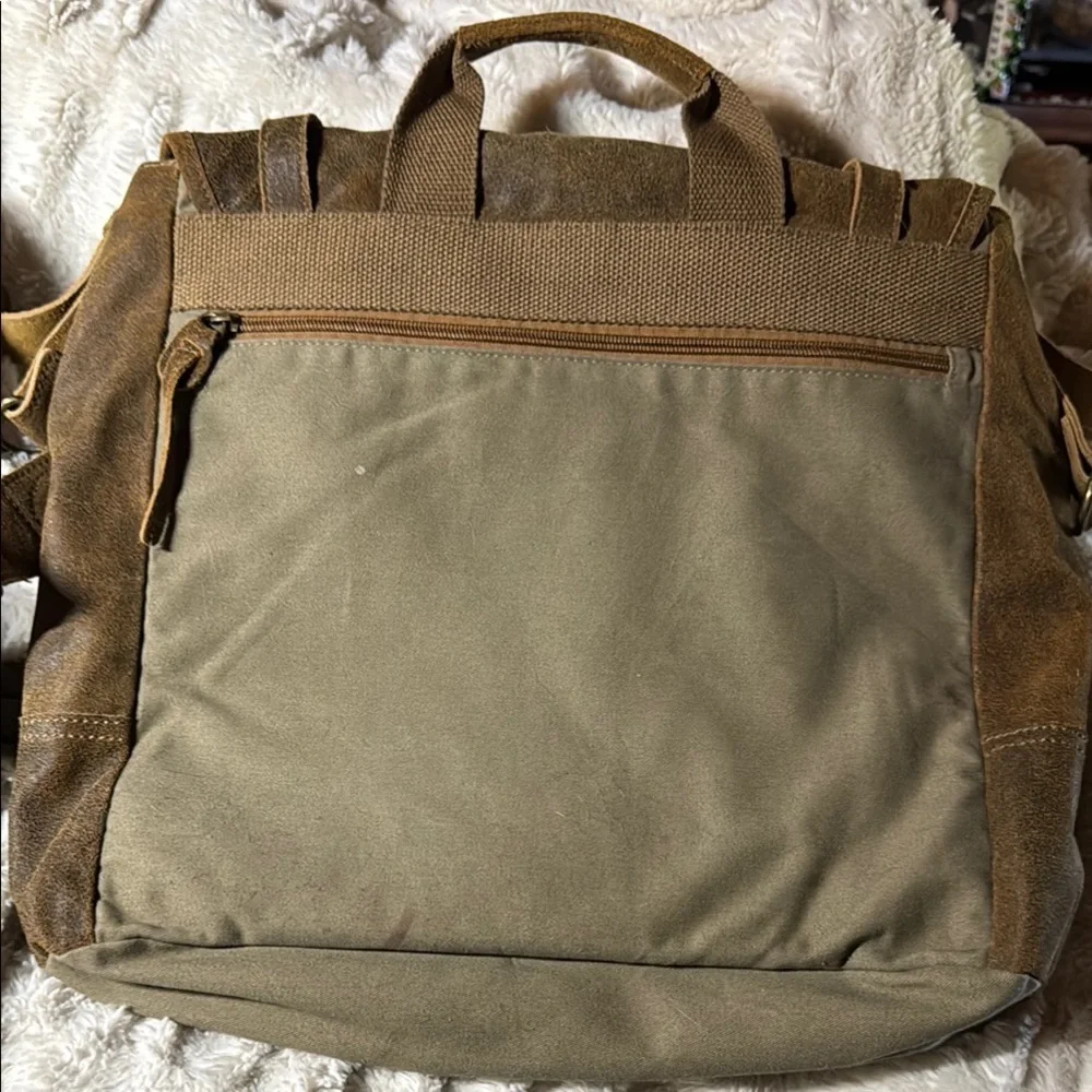 Territory Ahead Leather Men's Satchel- Vintage